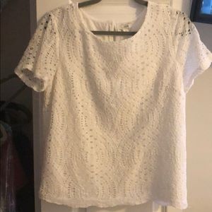 J. Crew Lace Top